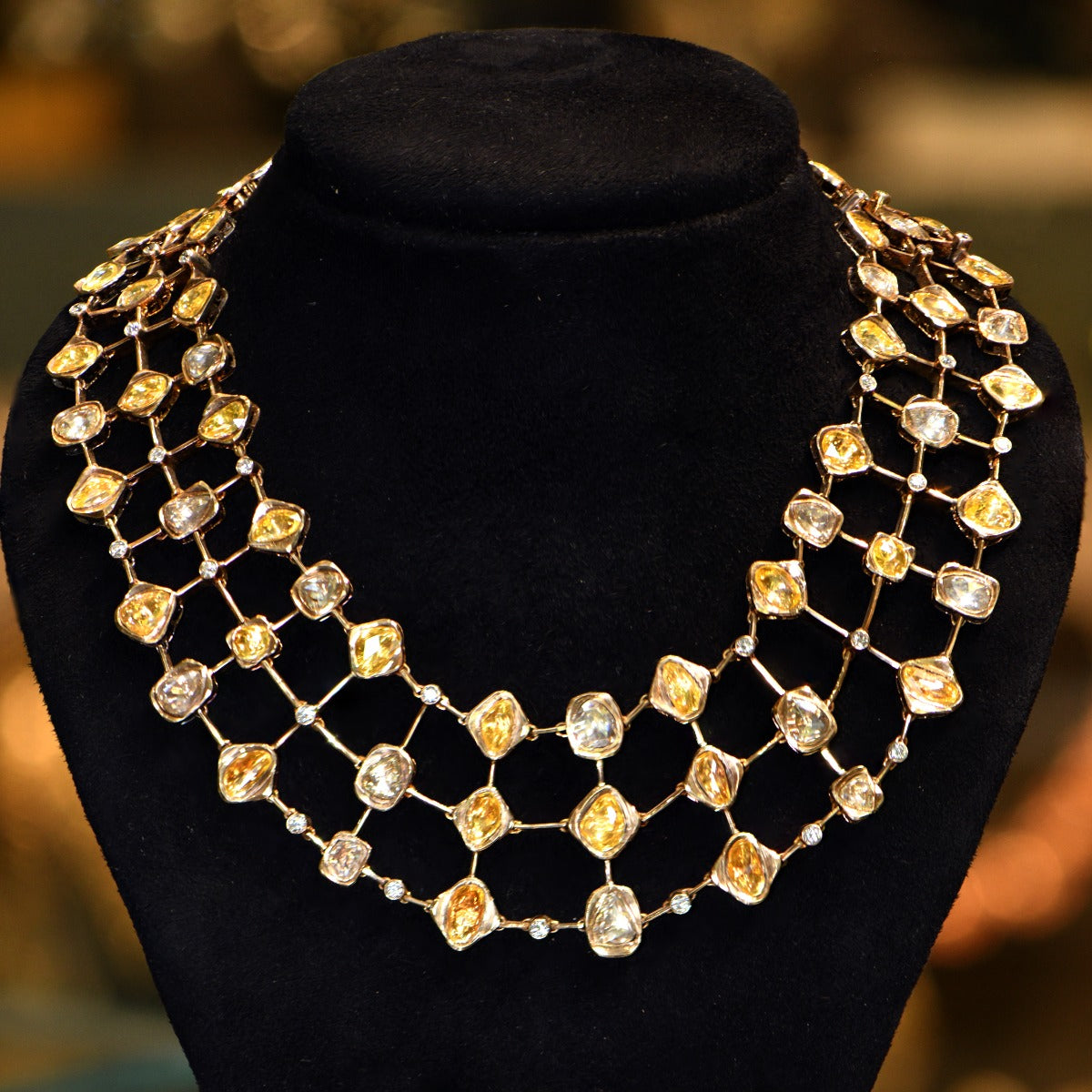 Gated Polki Lush Necklace