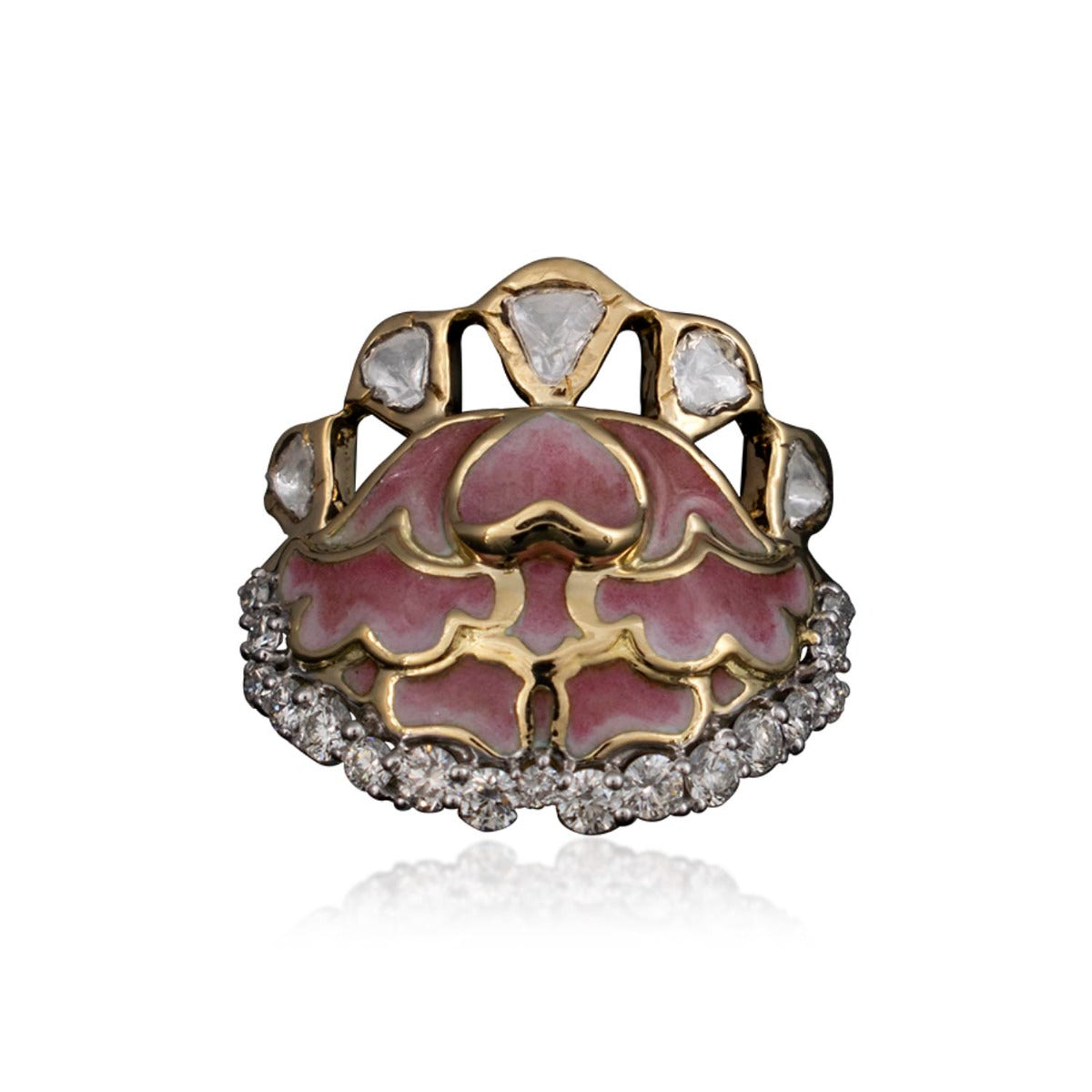 Polki Crown Ring