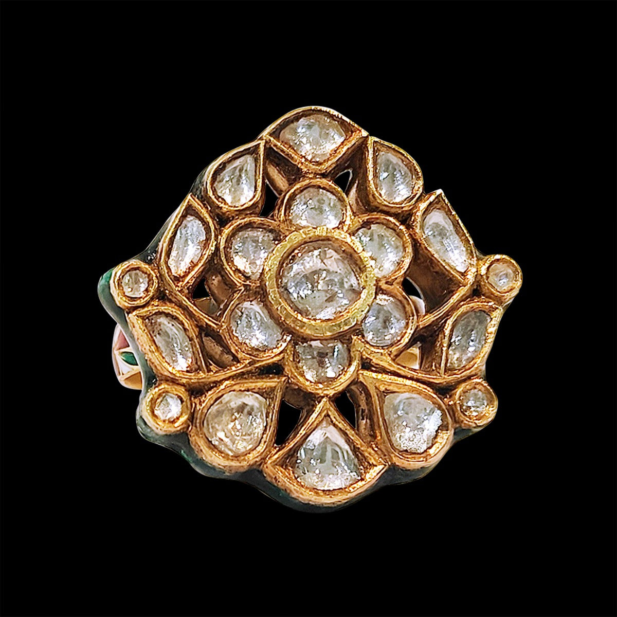 Maira Floret Polki Ring