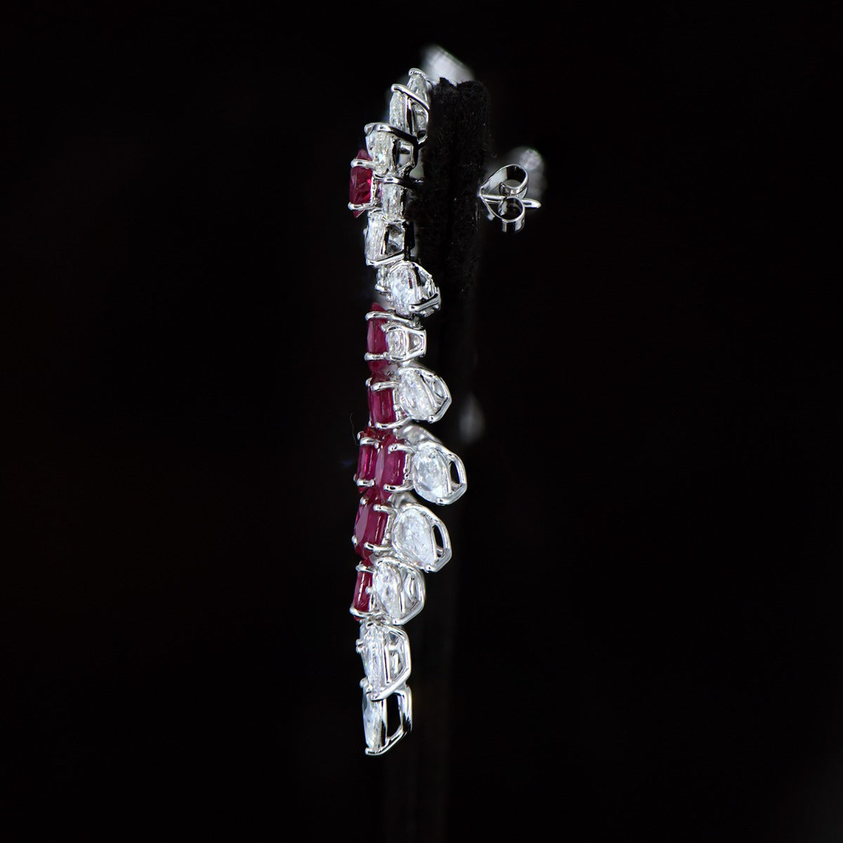 Space Emblems Diamond Earrings