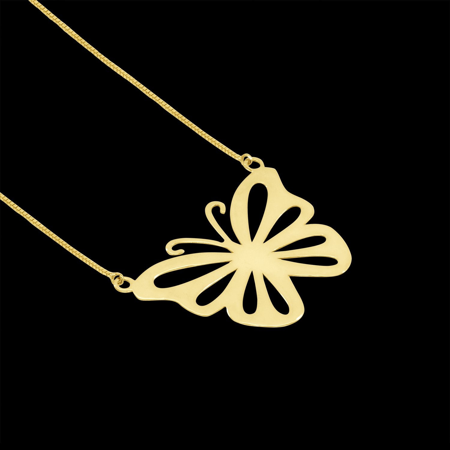 Flare Butterfly Necklace