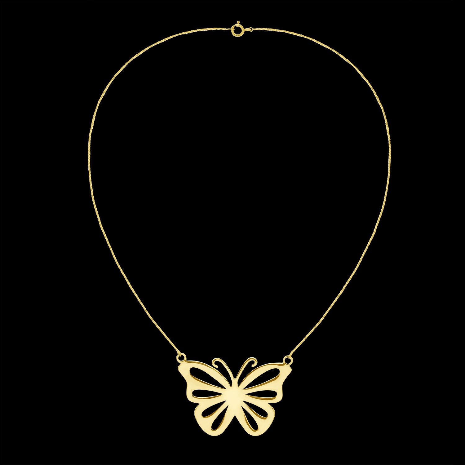 Flare Butterfly Necklace