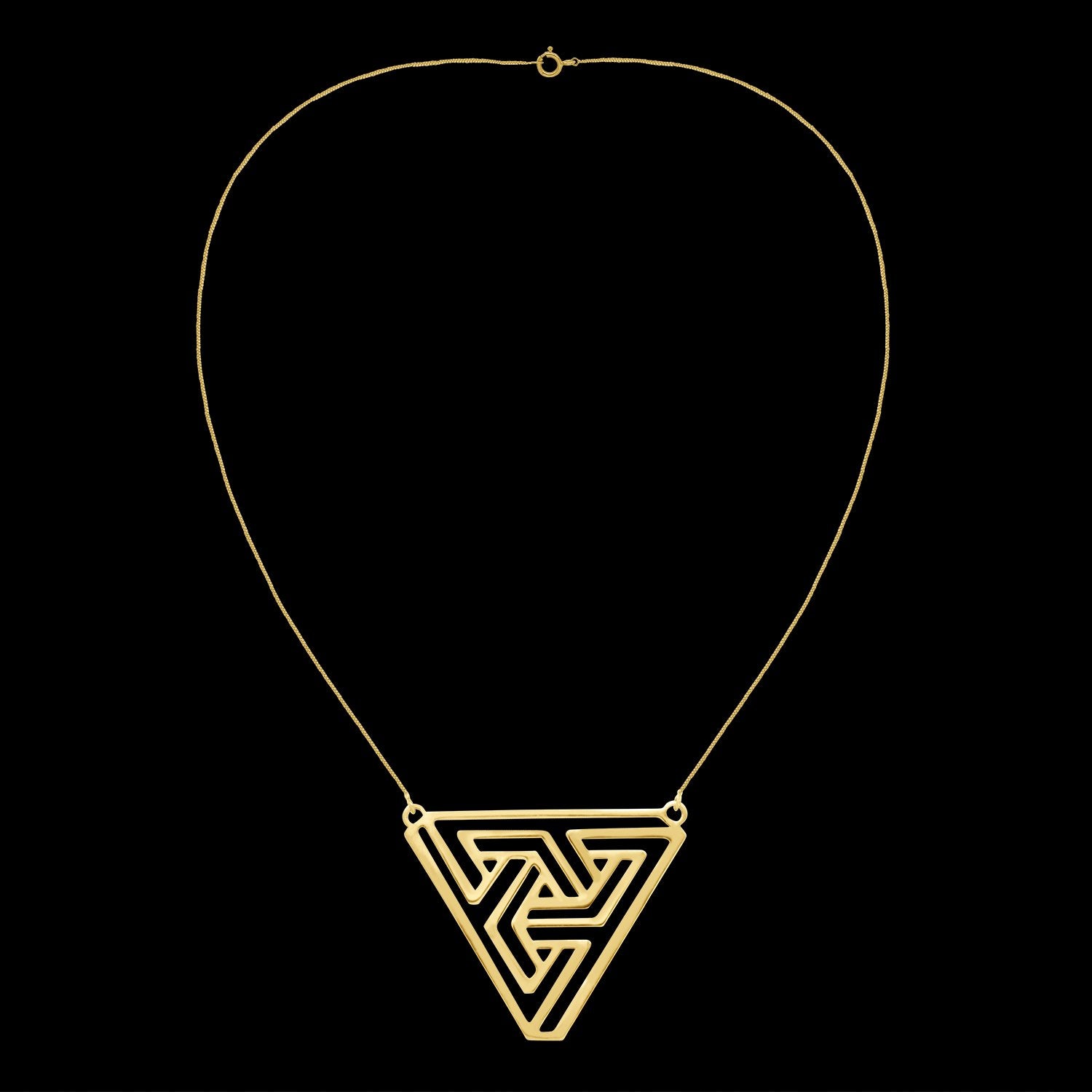 Voguish Triangle Necklace