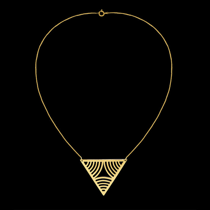 Modish Triangle Necklace