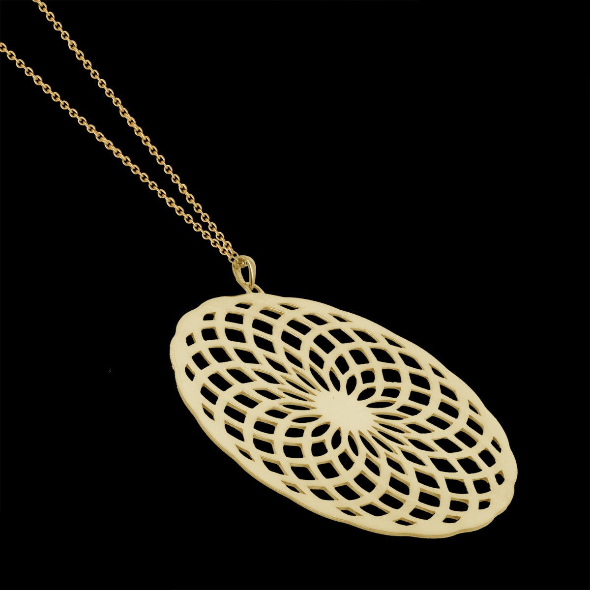 Swirl Floret Chain Necklace