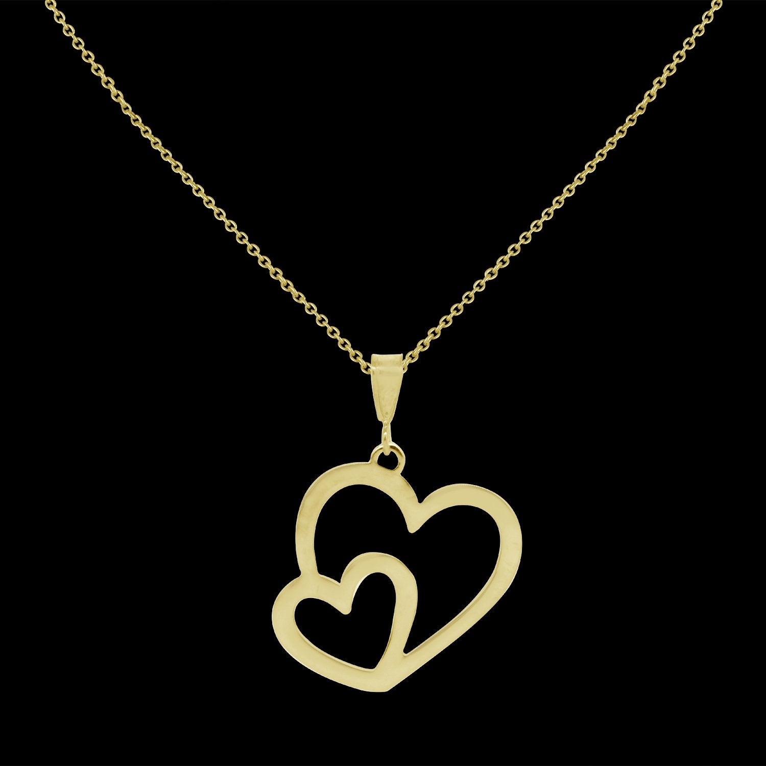 Heart In Heart Necklace