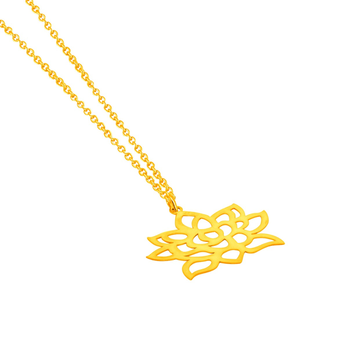 Royal Flower Chain Necklace