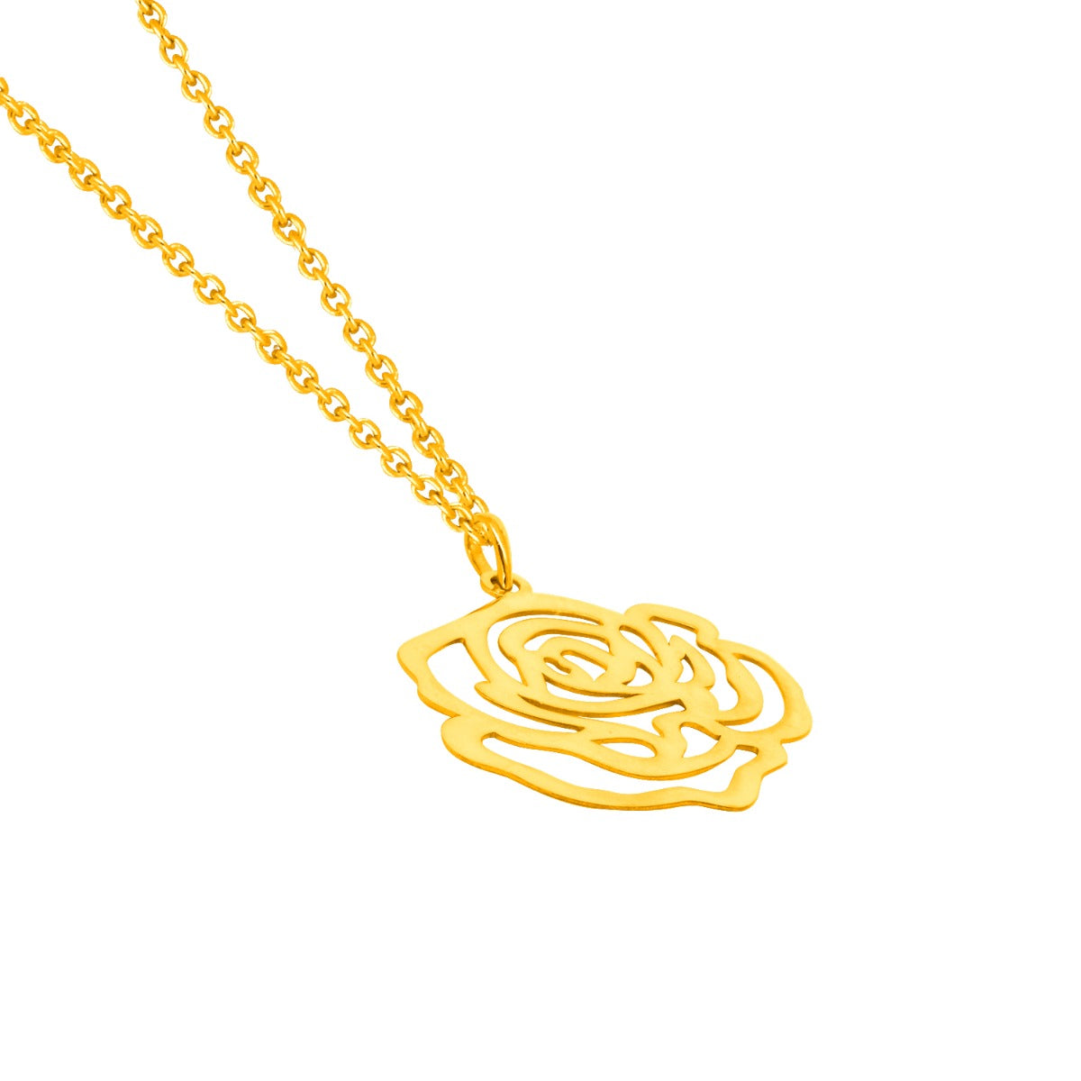 Rosette Chain Necklace