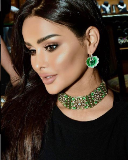 Green Lotus Polki Choker
