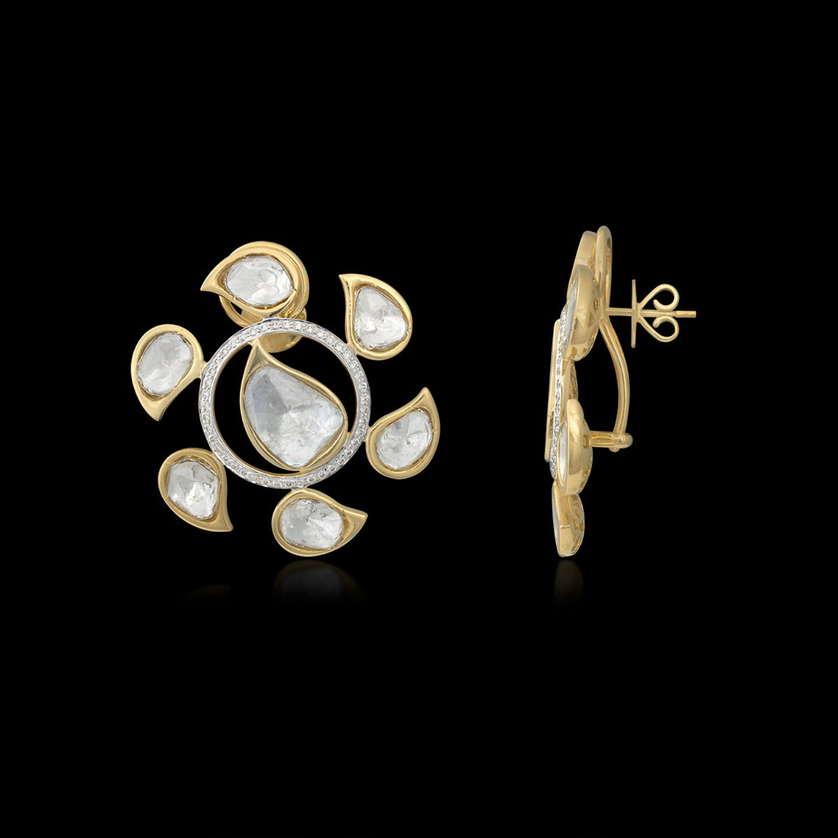 Polki Dotted Earrings