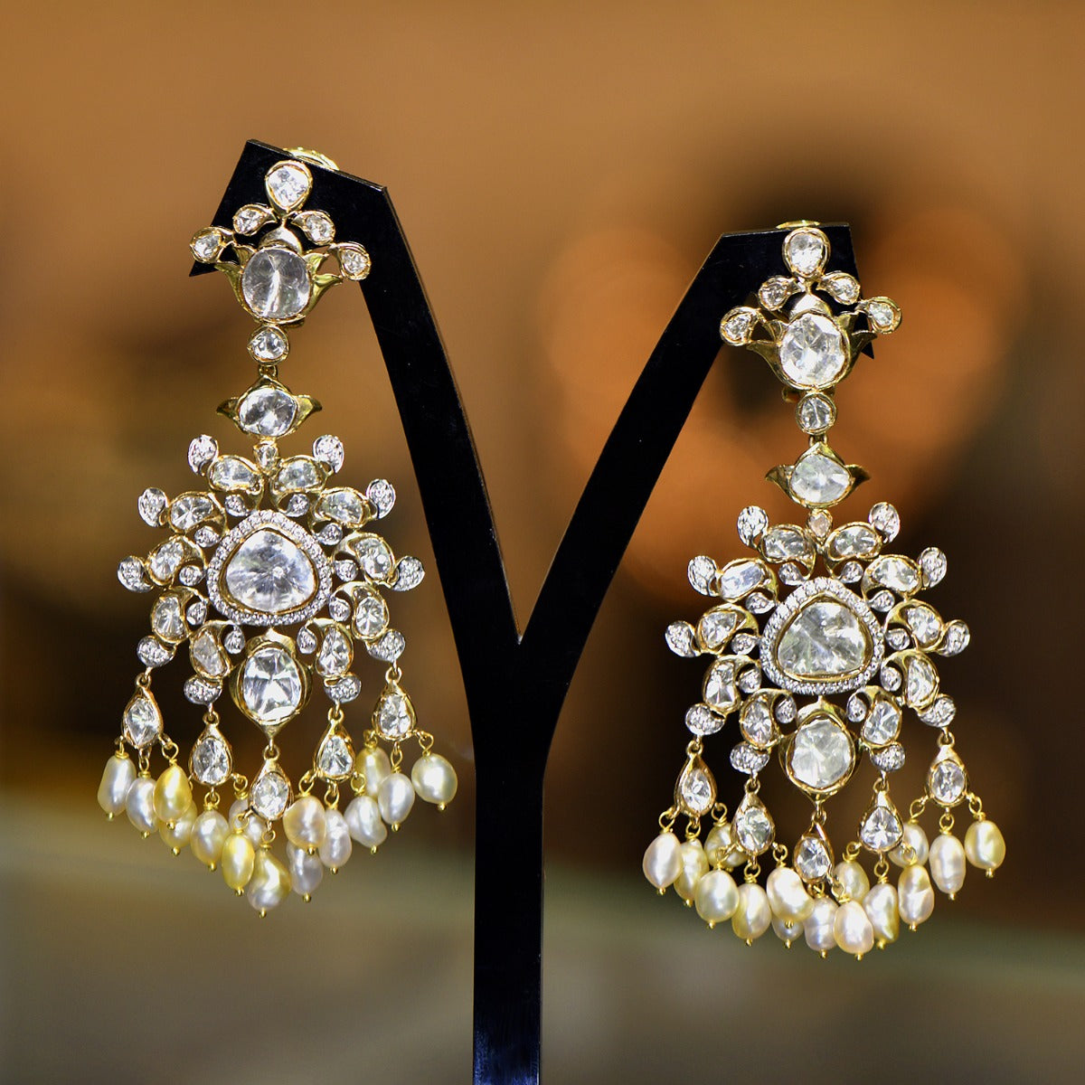 Outward Sun Polki Earrings