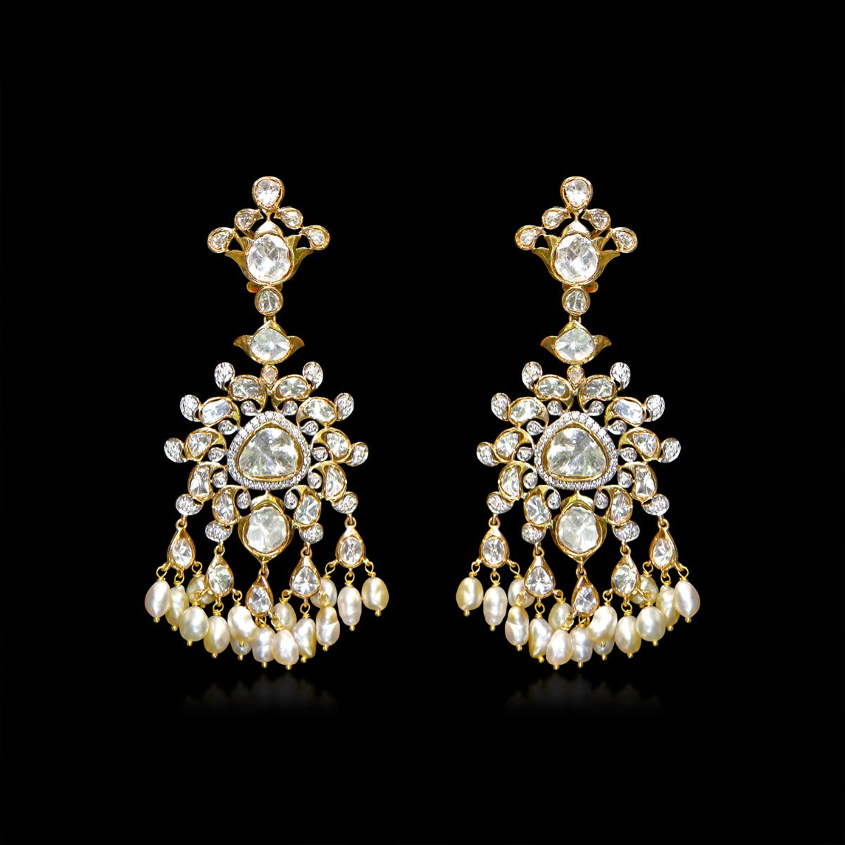 Outward Sun Polki Earrings