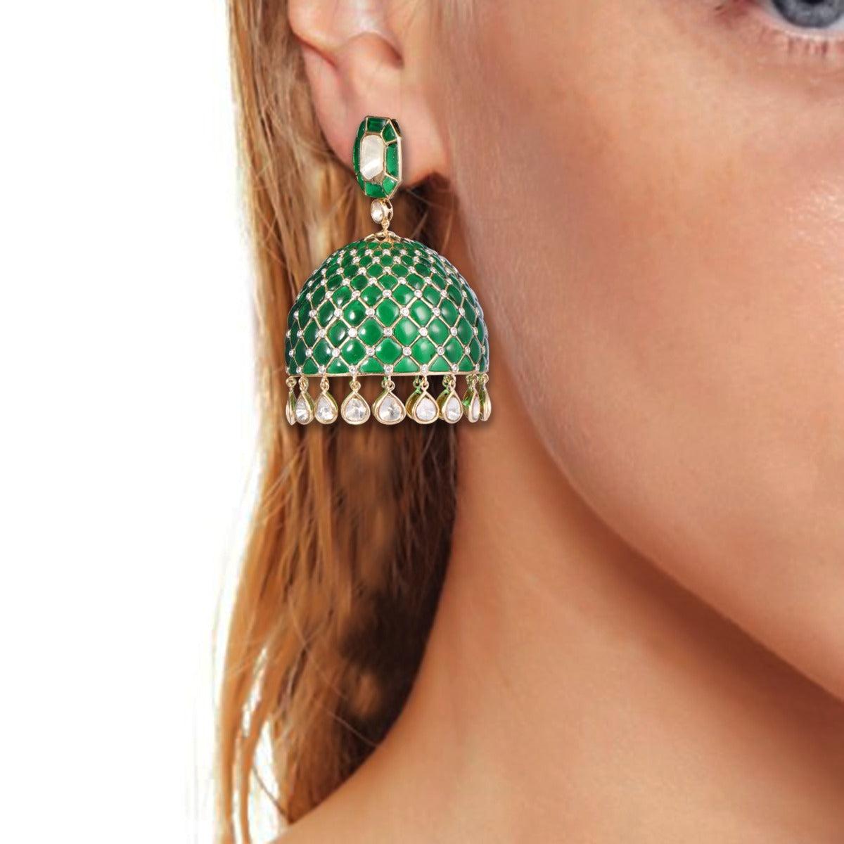 Bella Grand Polki Jhumka