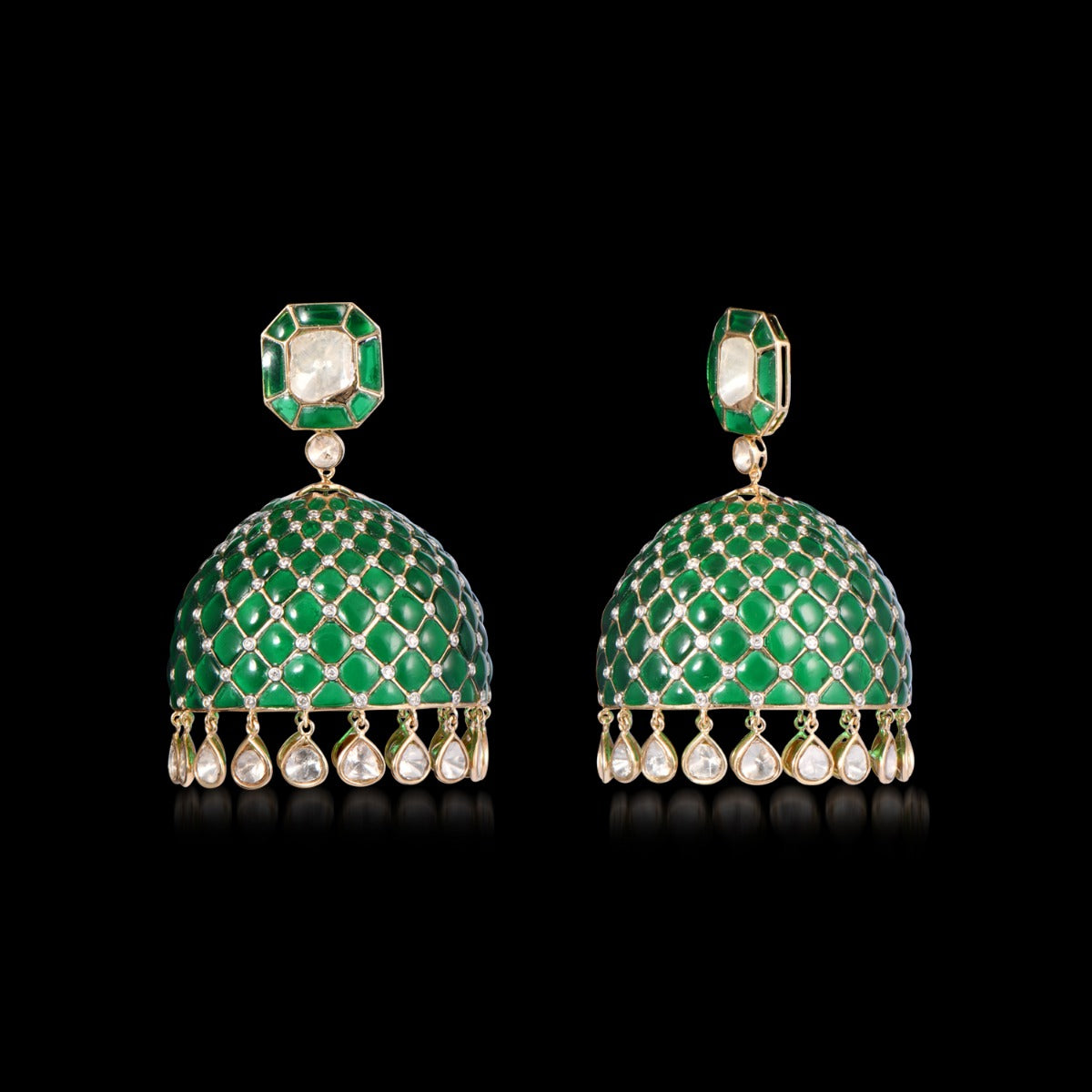 Bella Grand Polki Jhumka