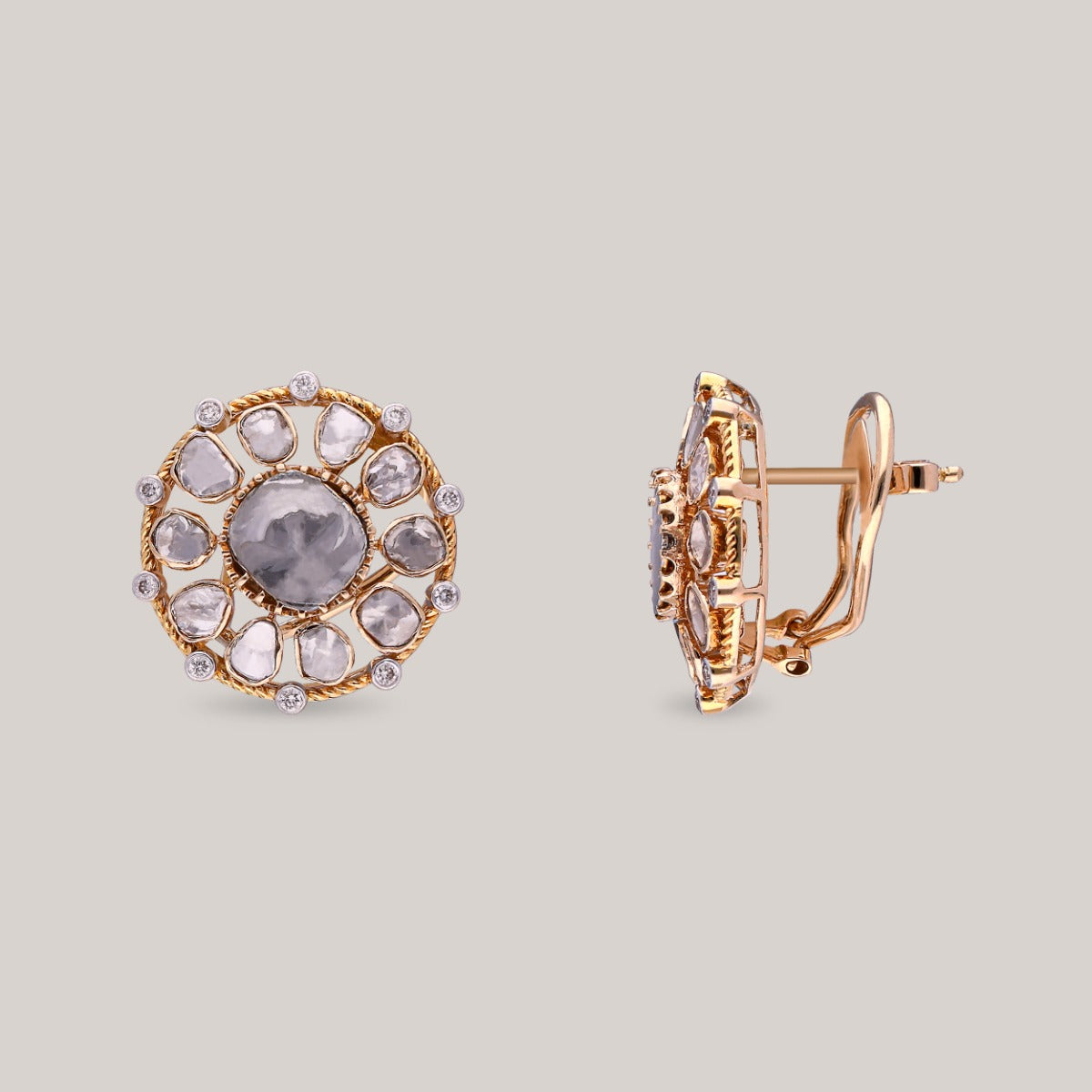 Rosette Royale Polki Earrings