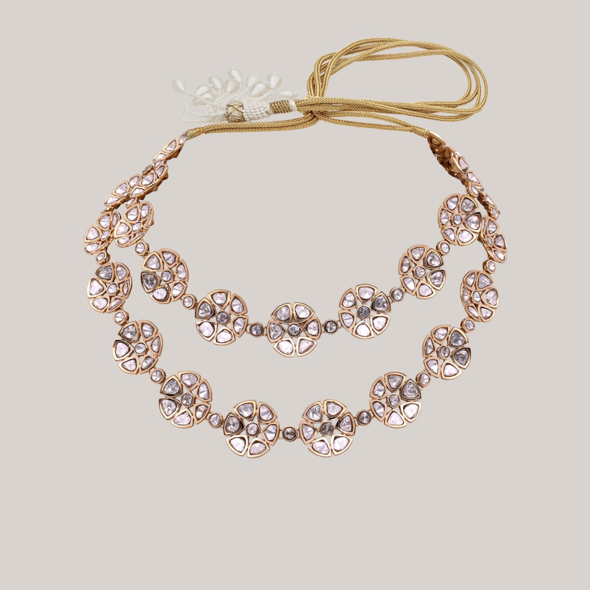 Cosmos Sphere Polki Necklace