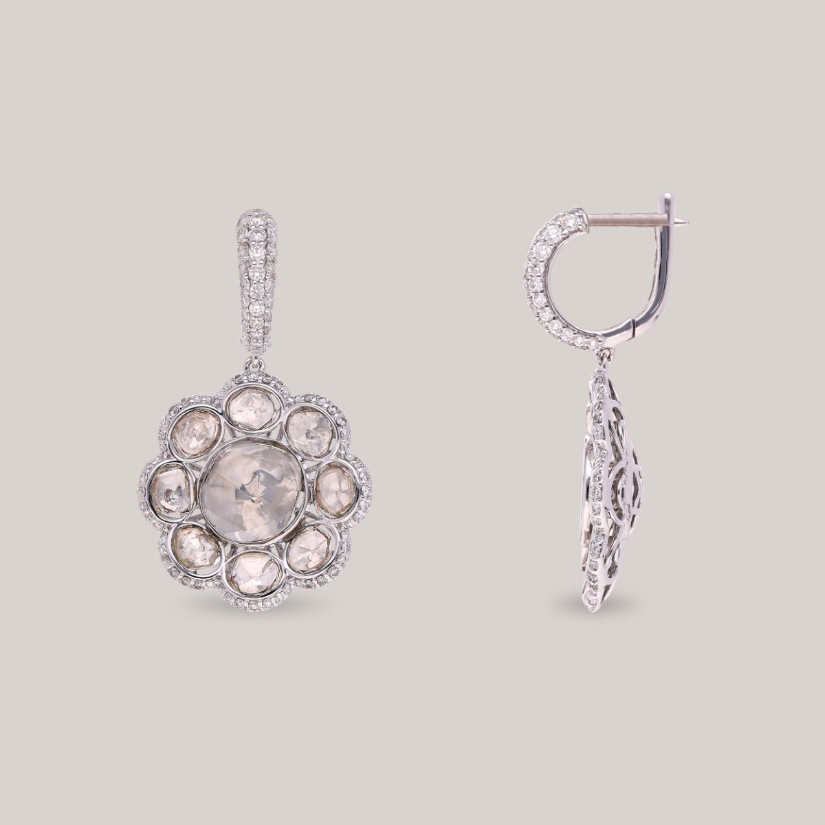 Moonbeam Polki Earrings
