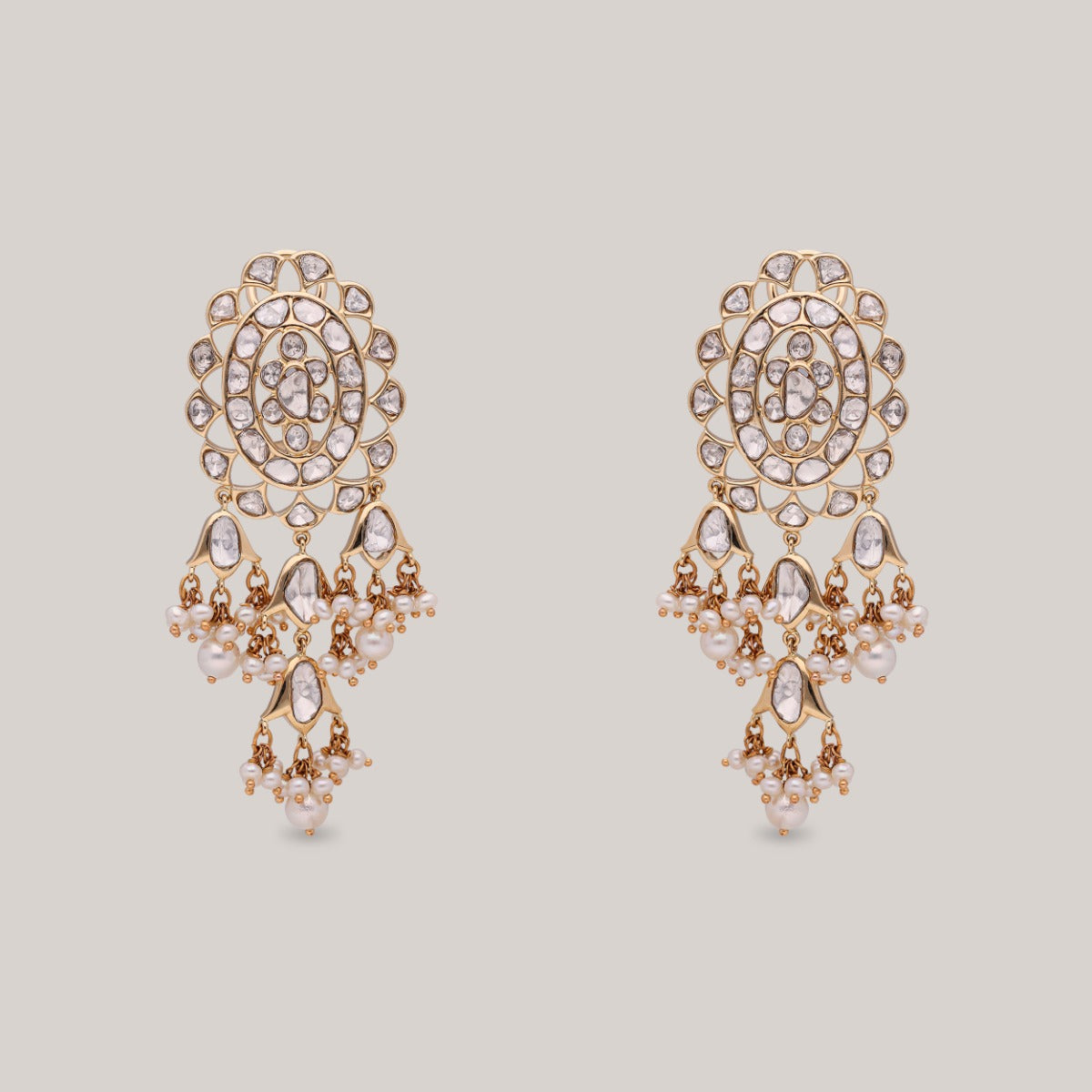 Ovaltine Fluer Polki Choker Set