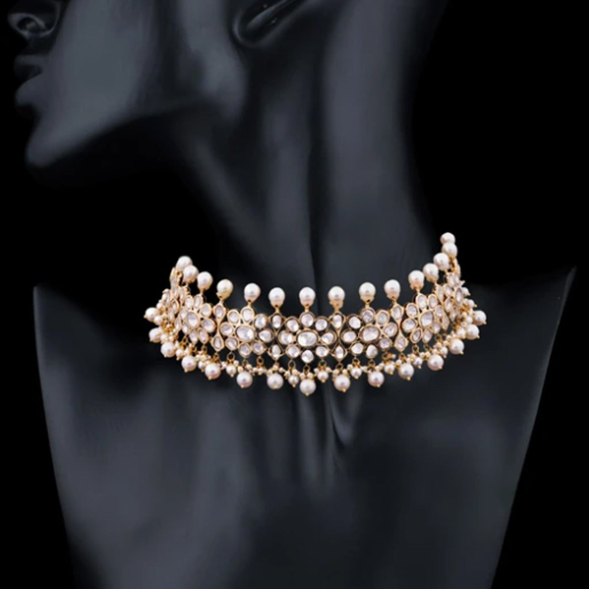 Trivial Polki Choker