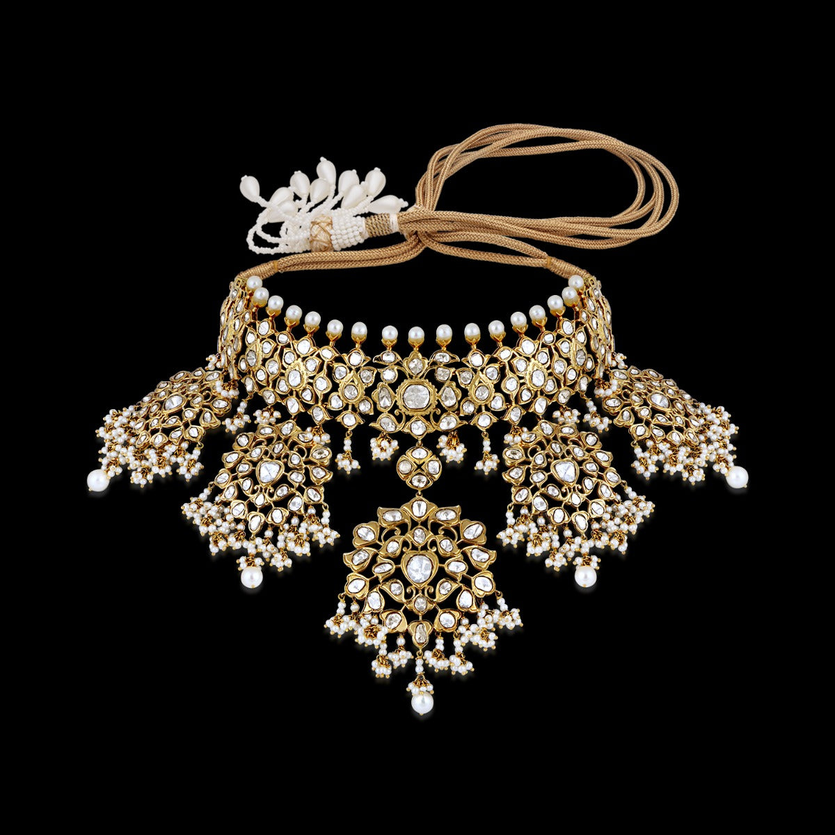 Five Planets Polki Necklace