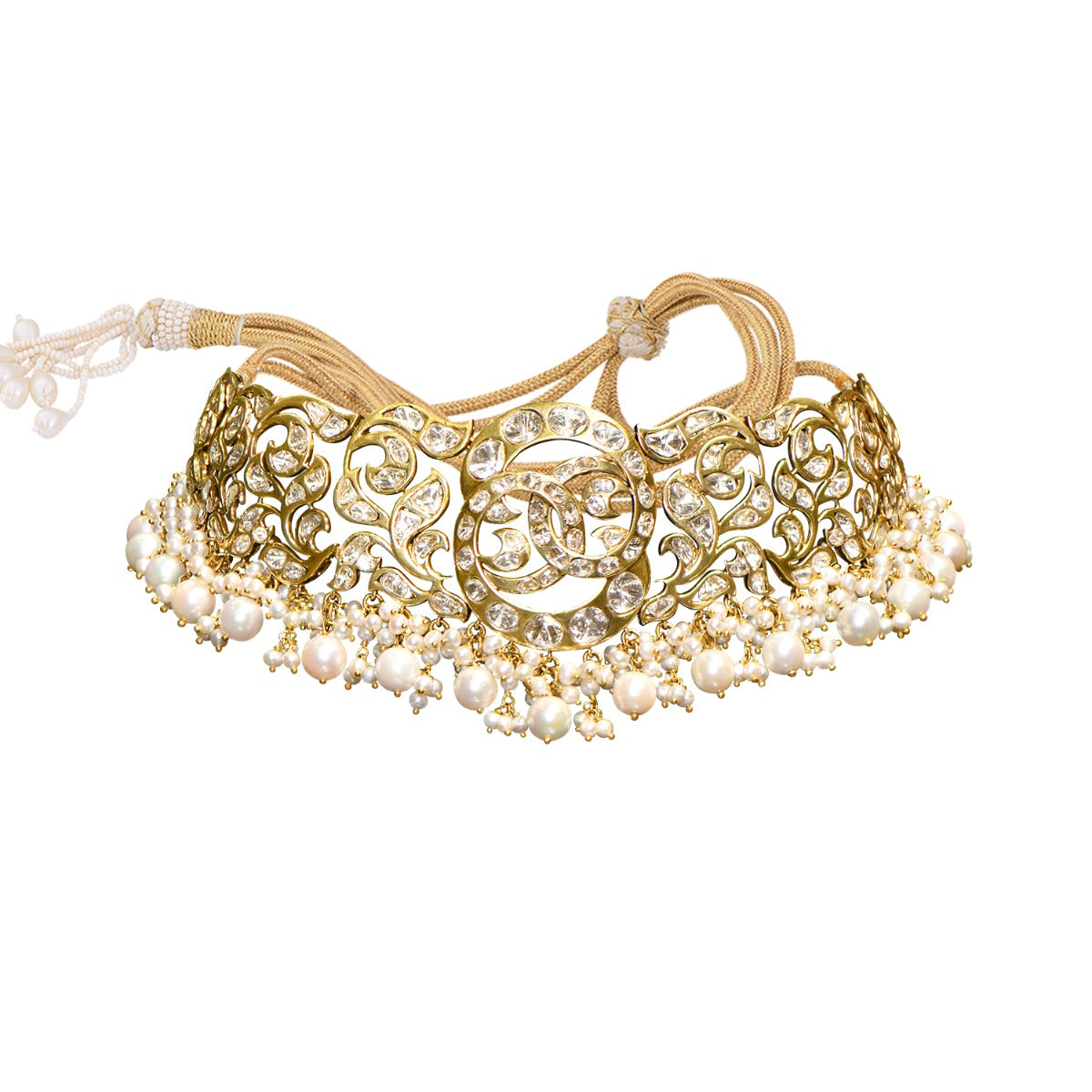 Polki Snake Charmer Choker