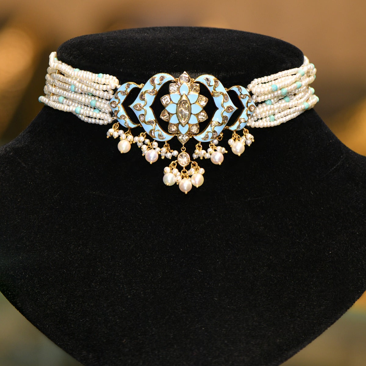 Skylark Polki Choker Set