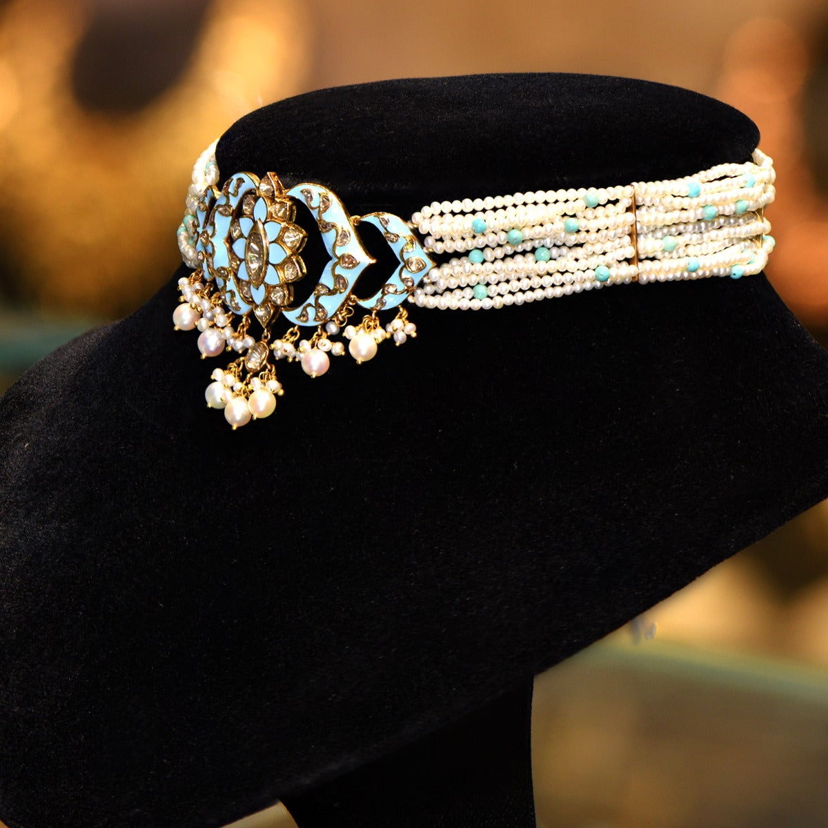 Skylark Polki Choker Set