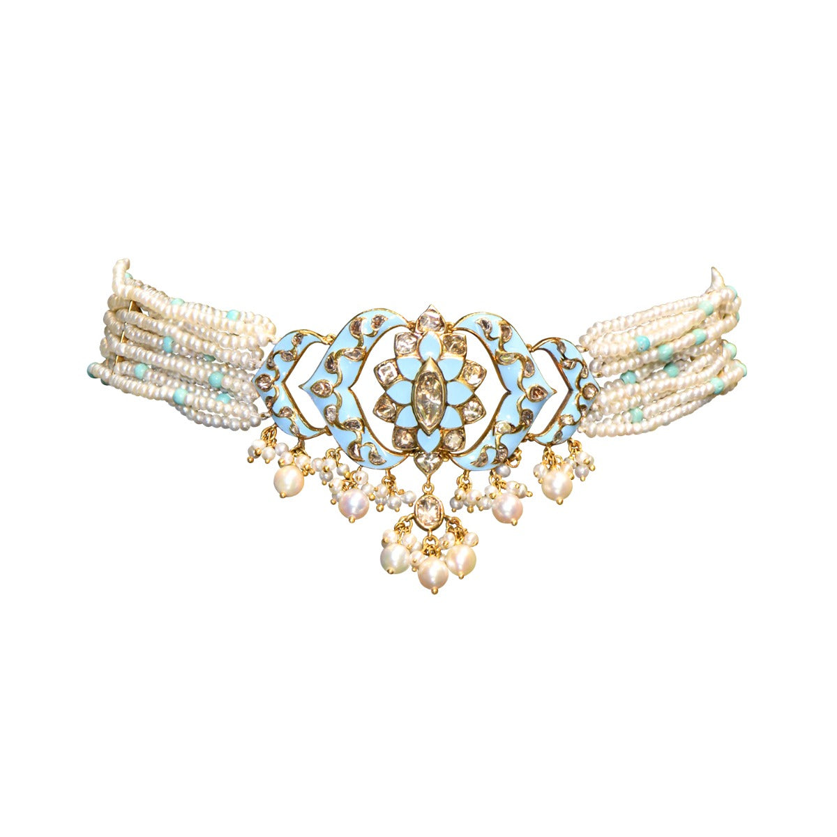 Skylark Polki Choker Set