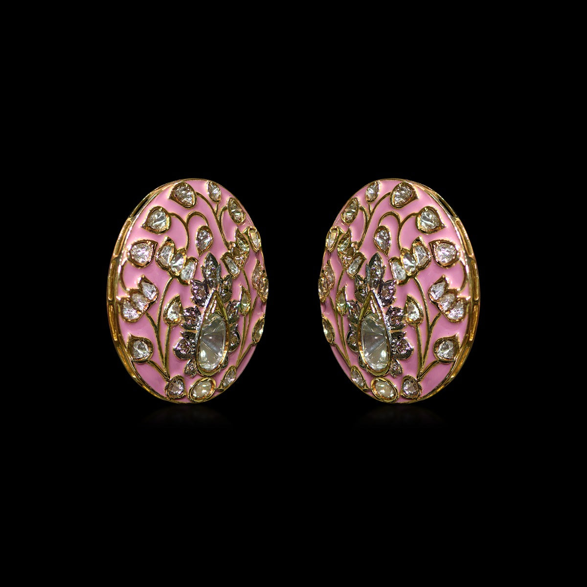 Advika Gorgeous Polki Earrings
