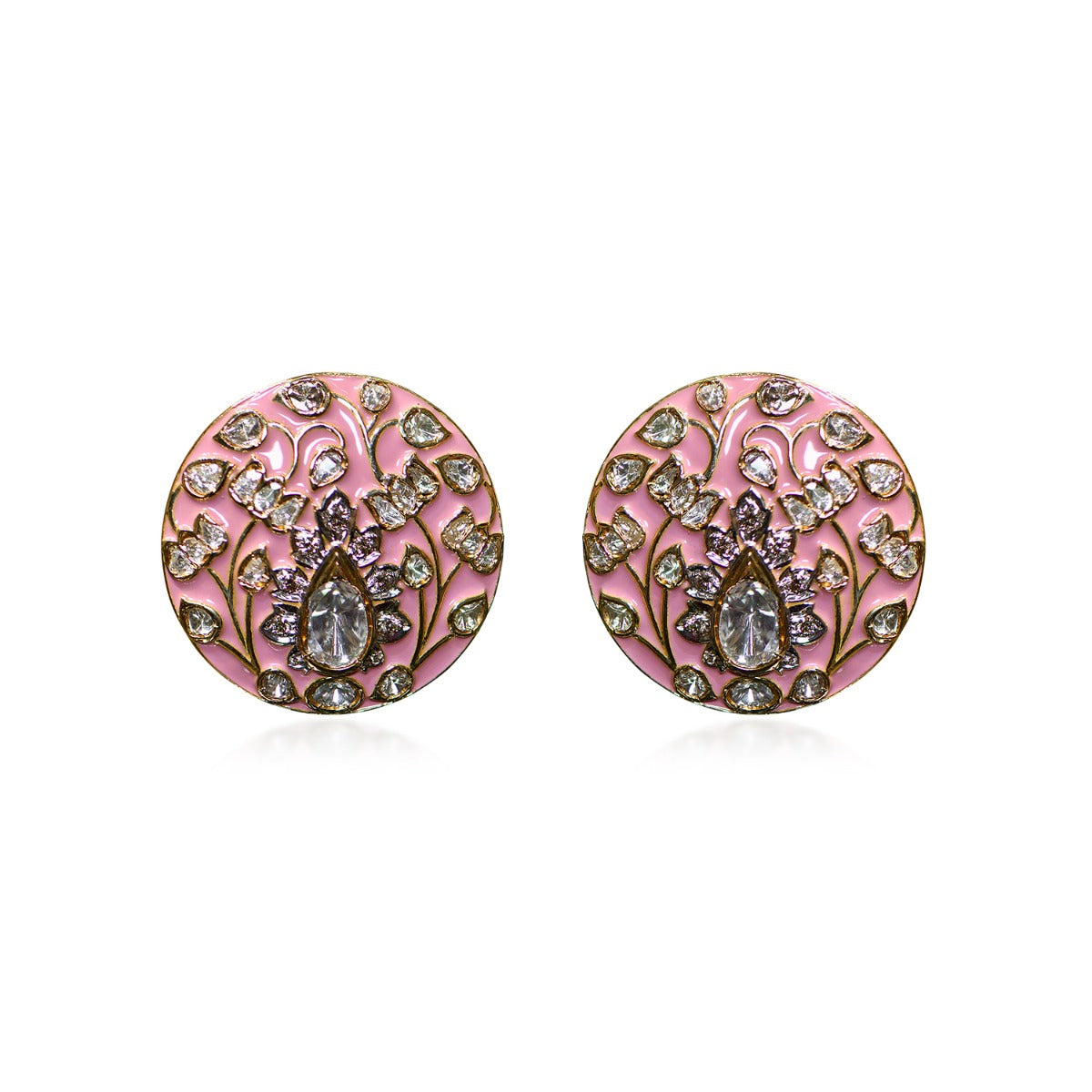 Pink Pump Polki Choker Set