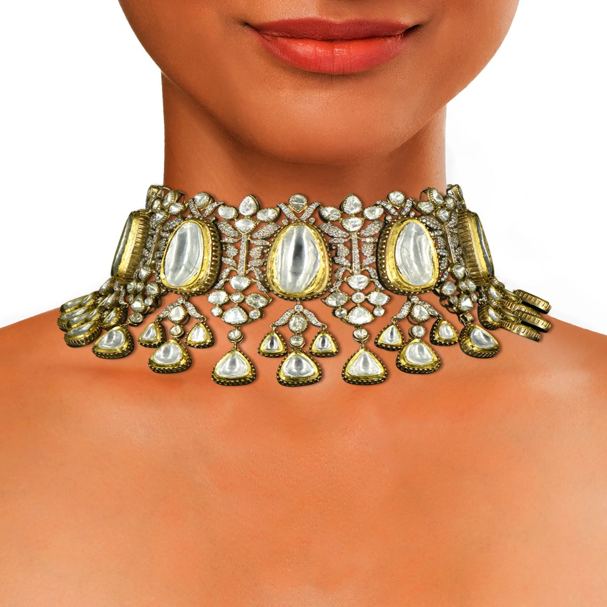 Sunlit Polki Choker Set