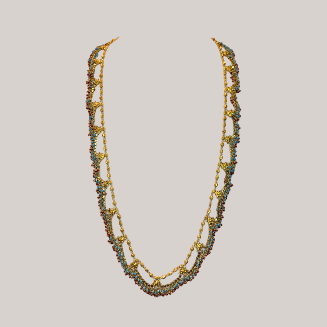 Tinsels Gold Long Necklace