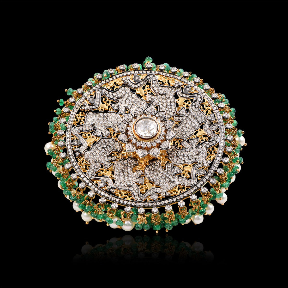 Krishna Polki Ring