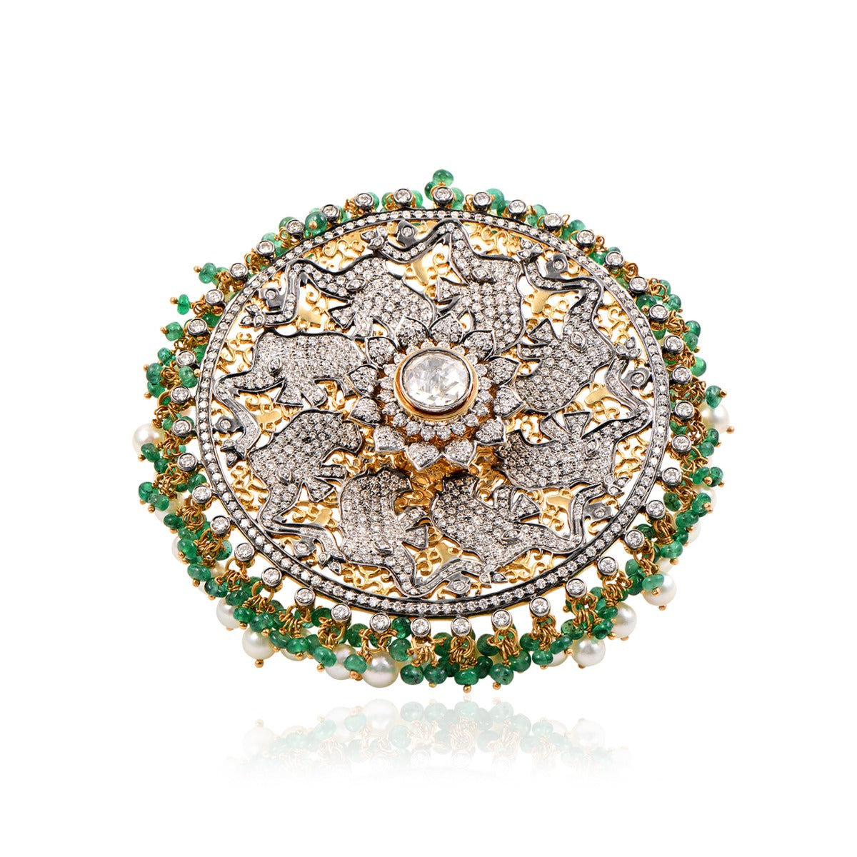 Krishna Polki Ring