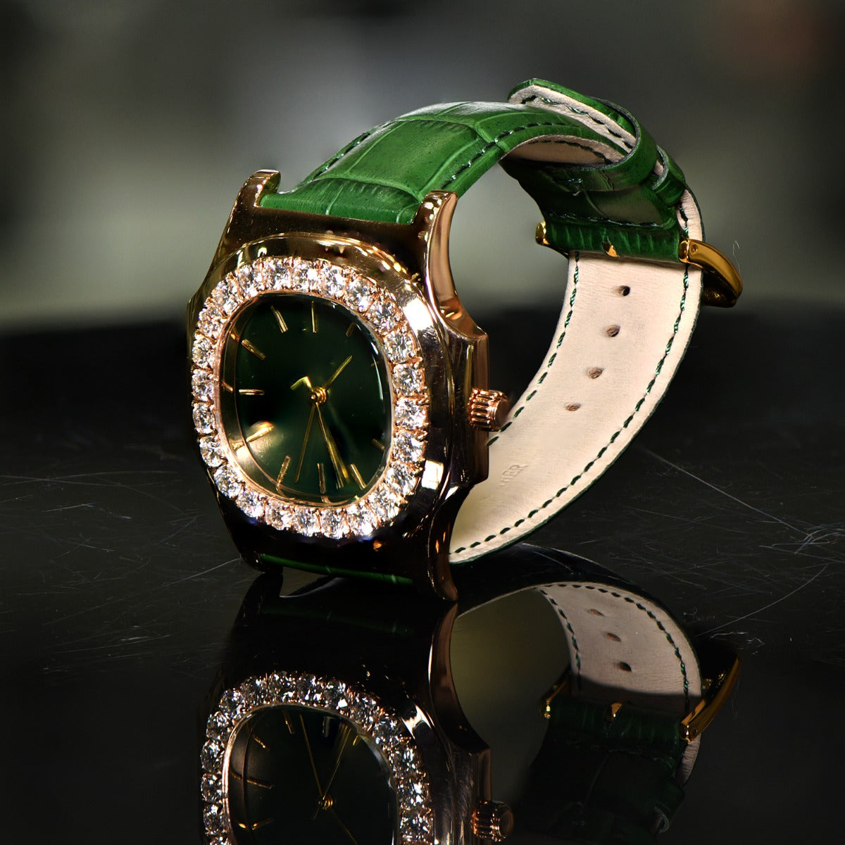 Green Envy Classy Diamond Watch