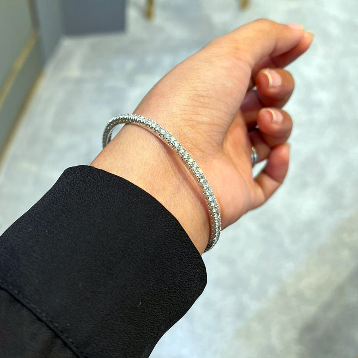 Glitter Diamond Bangle
