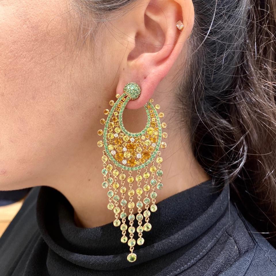 Shimmer Diamond Earrings