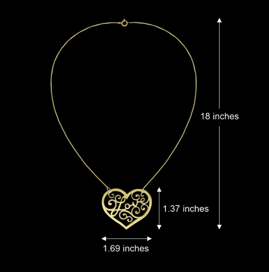 Twain Heart Necklace