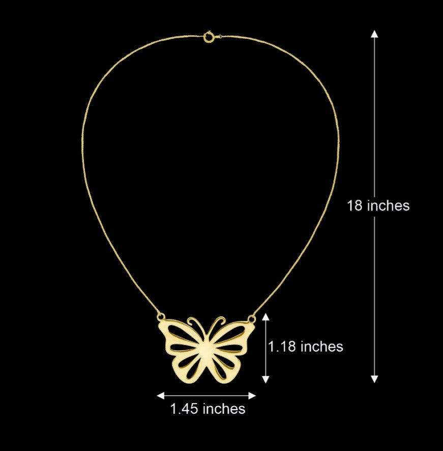 Flare Butterfly Necklace