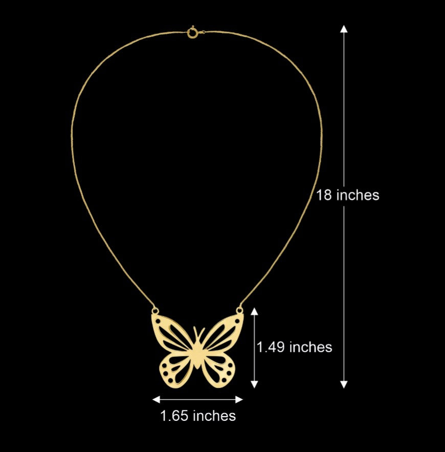 Majestic Butterfly Necklace