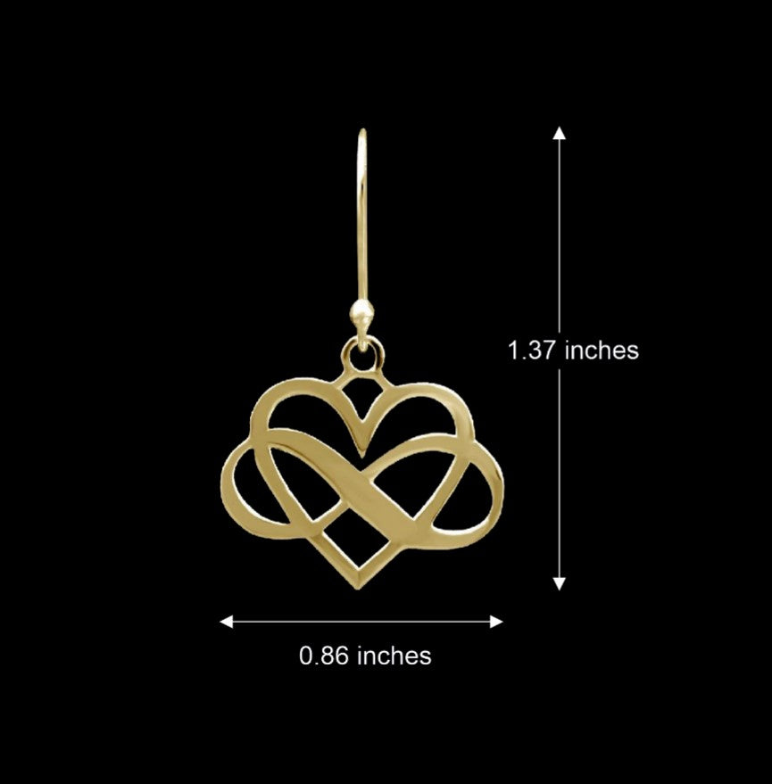 Infinity Heart Earrings