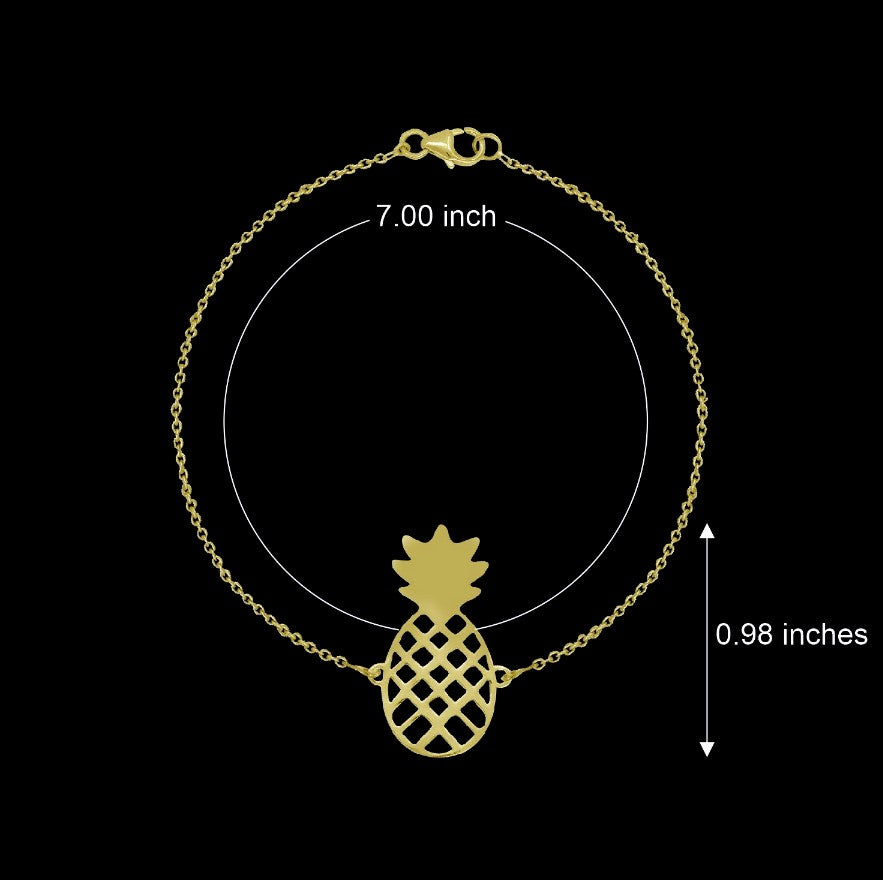 Golden Pineapple Bracelet