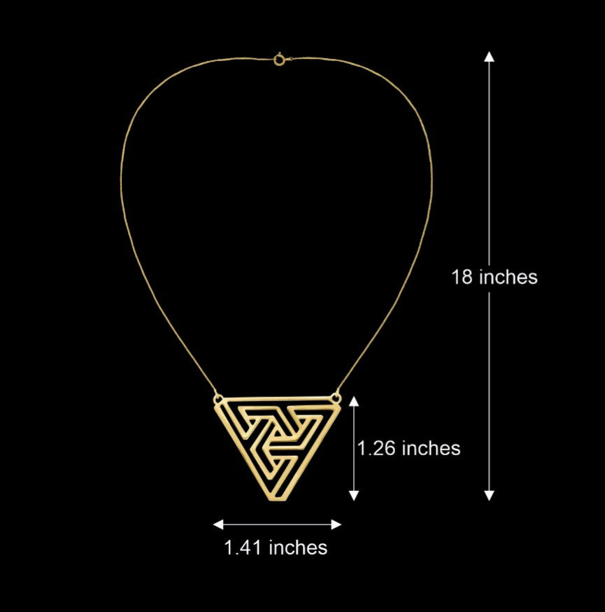 Voguish Triangle Necklace