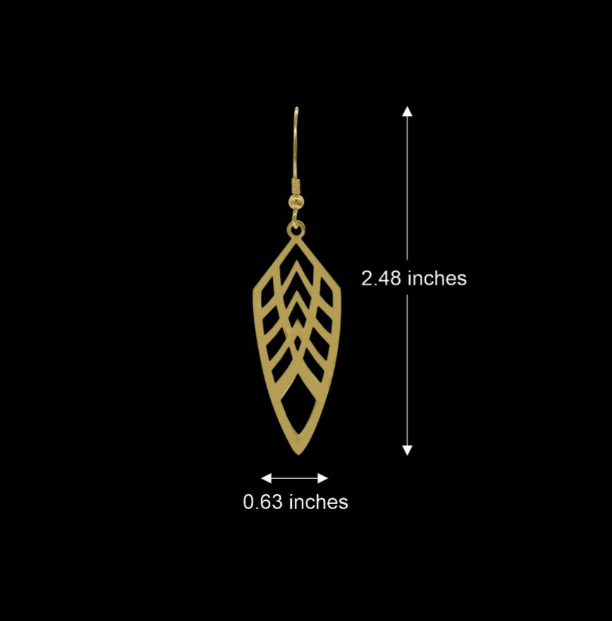 Vera Geometric Drop Earrings