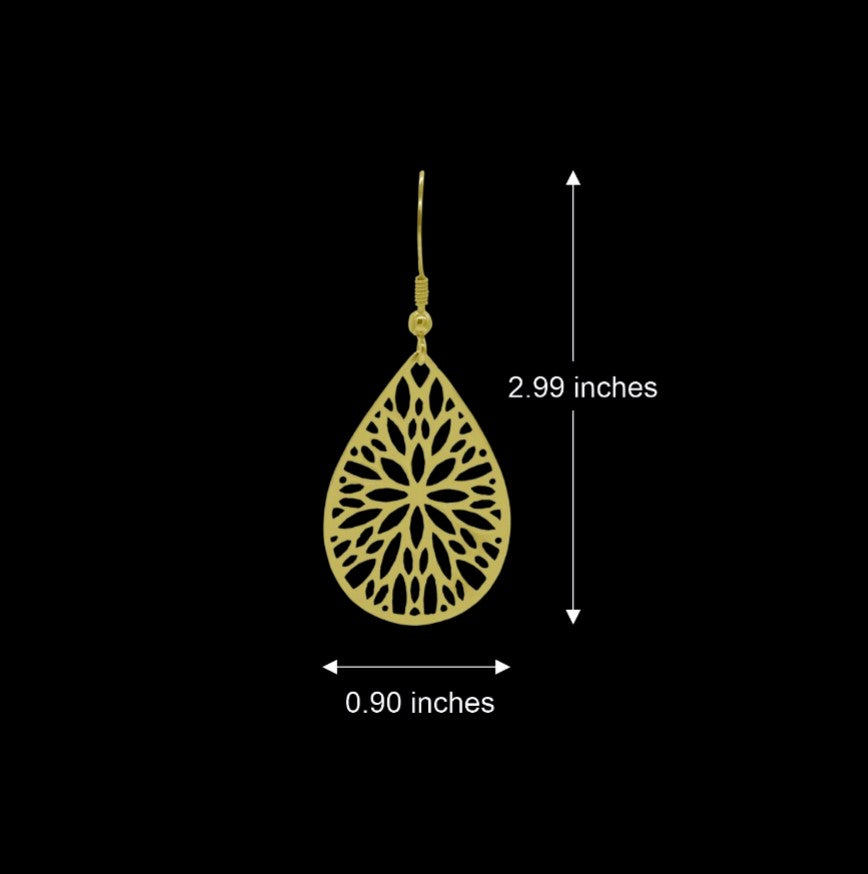 Elyse Floret Drop Earrings