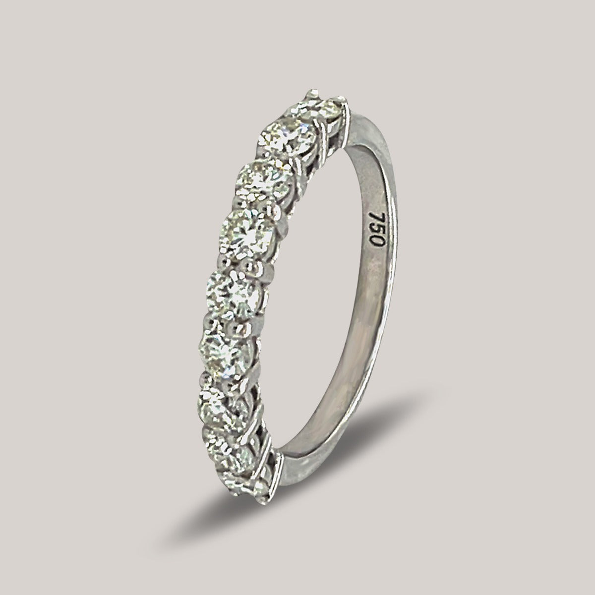 Half Eternity Diamond Ring