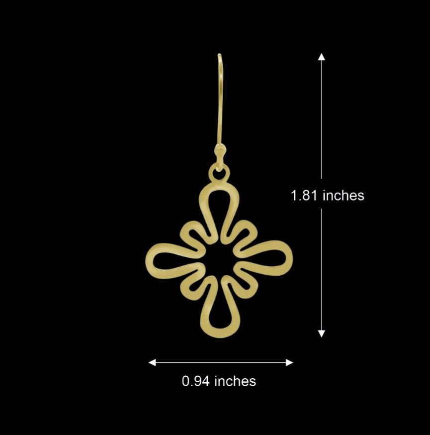 Holly Floret Drop Earrings
