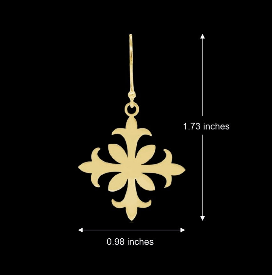 Sparking Bluet Drop Earrings