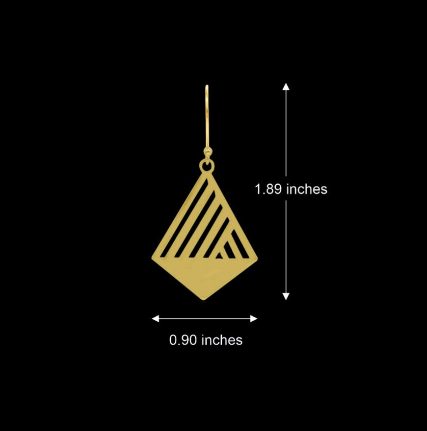 Oma Tringle Drop Earrings