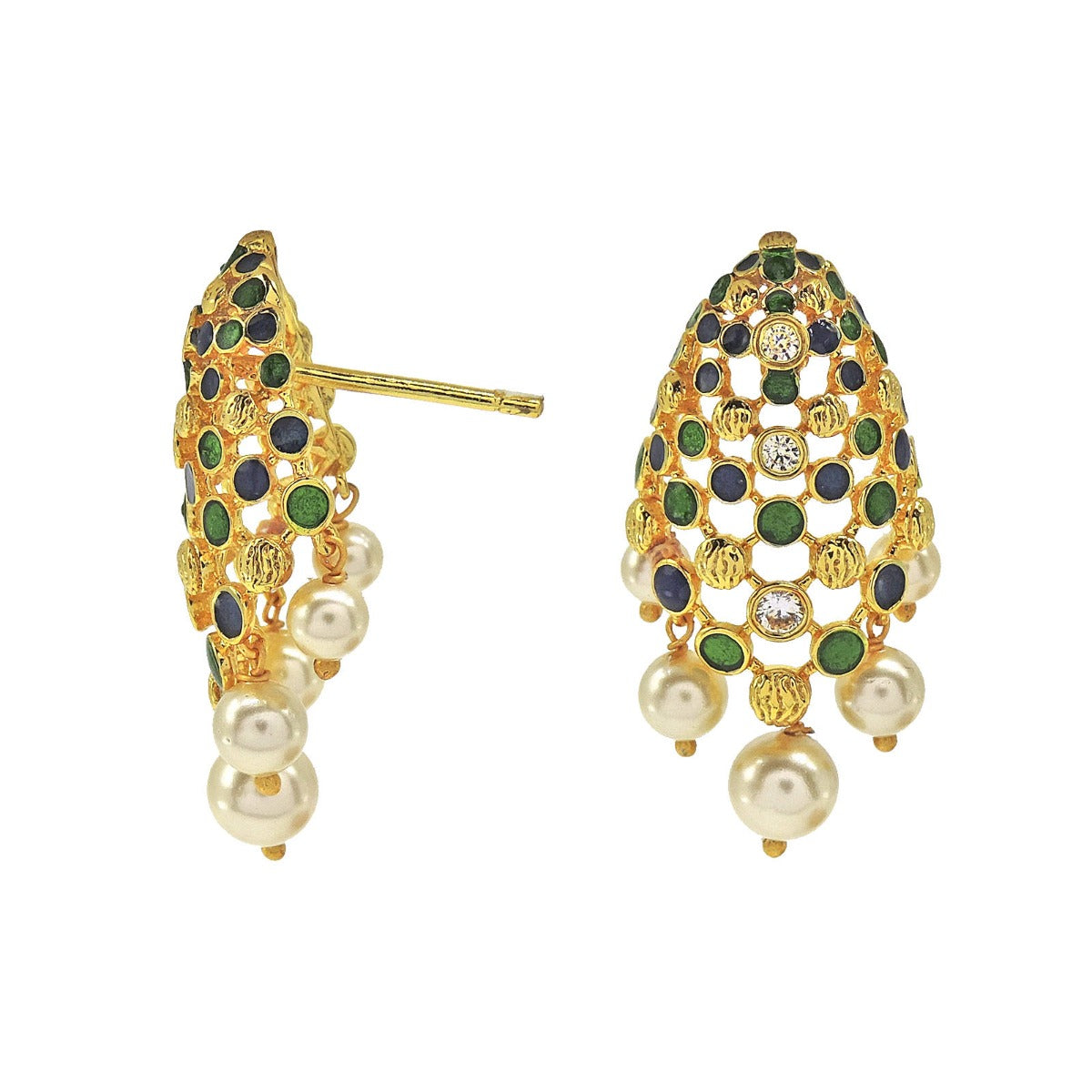 Scattered Miracle Plate Stud Earrings